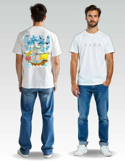 ✨ Adventure White Premium Standard Crew T-Shirt