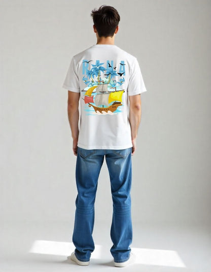 ✨ Adventure White Premium Standard Crew T-Shirt